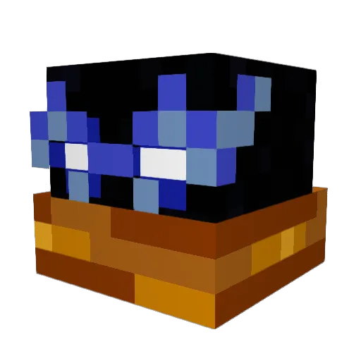 NK_20 Minecraft avatar head, 3D render