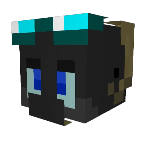 NKevinVI Minecraft avatar head, 3D render