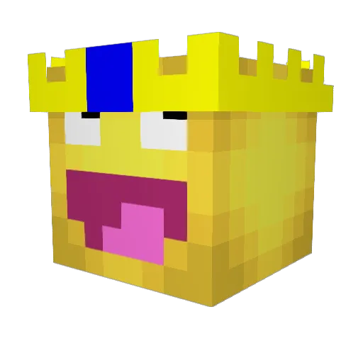 NLGamers12 Minecraft avatar head, 3D render