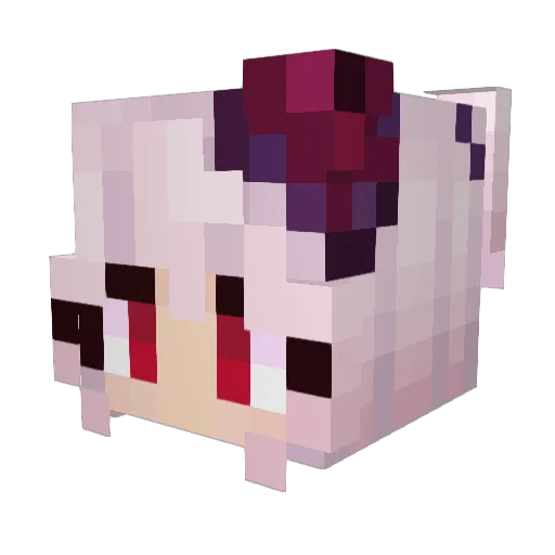 NLKoen Minecraft avatar head, 3D render