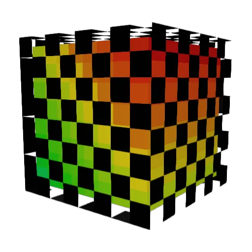 NLWC28 Minecraft avatar head, 3D render