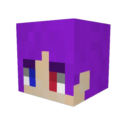 NLuGlint36896 Minecraft avatar head, 3D render