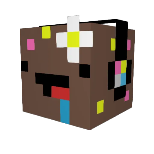 NMB_Mattiak Minecraft avatar head, 3D render