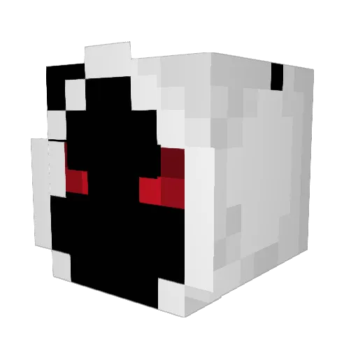 NMGBOSS Minecraft avatar head, 3D render