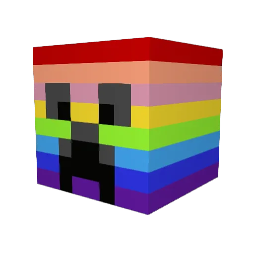 NMIce007 Minecraft avatar head, 3D render