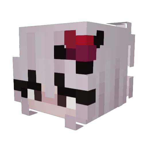 NMLightning Minecraft avatar head, 3D render