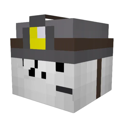 NMneulbo Minecraft avatar head, 3D render