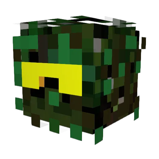 NMoy21 Minecraft avatar head, 3D render