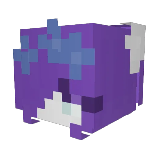 NNENEE Minecraft avatar head, 3D render