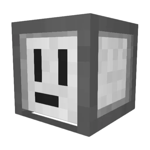 NNOUU Minecraft avatar head, 3D render