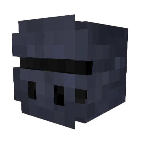 NNjABC Minecraft avatar head, 3D render