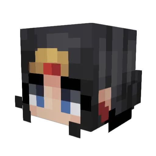 NOAK2020 Minecraft avatar head, 3D render