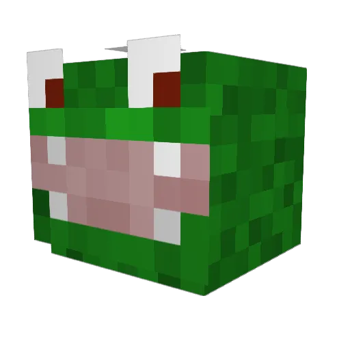 NOBADIS Minecraft avatar head, 3D render