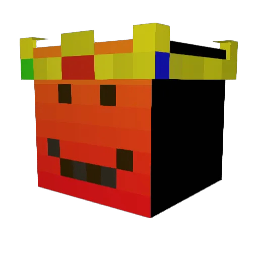NOCH3 Minecraft avatar head, 3D render
