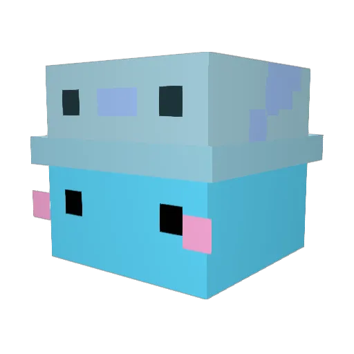 NOCONOCO310 Minecraft avatar head, 3D render