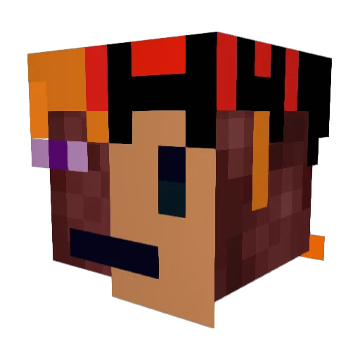 NOEGUY59 Minecraft avatar head, 3D render