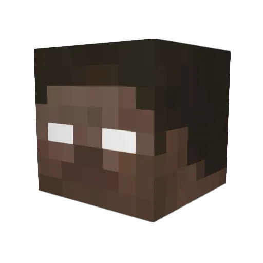 NOFIFTY Minecraft avatar head, 3D render