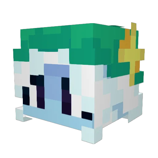 NOFIREWARRIOR Minecraft avatar head, 3D render