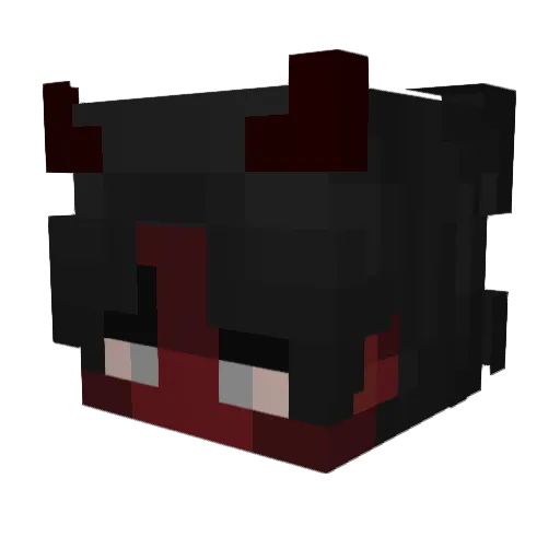 NOGGERIN Minecraft avatar head, 3D render