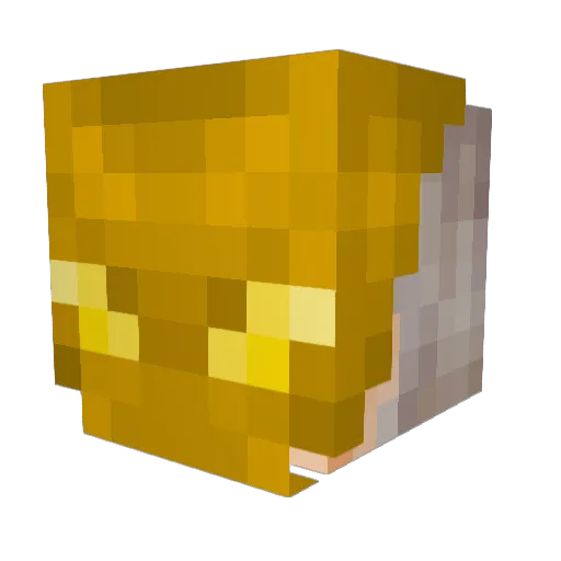 NOGOODWAY Minecraft avatar head, 3D render