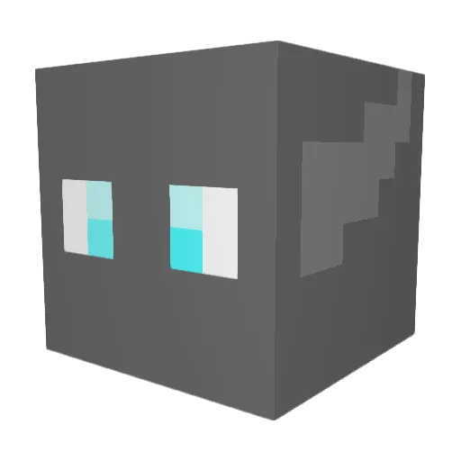 NOGUN2020 Minecraft avatar head, 3D render