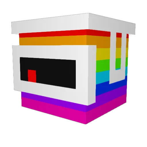 NOKnok7 Minecraft avatar head, 3D render
