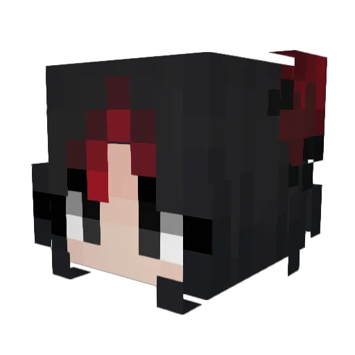 NOLAN_BOX Minecraft avatar head, 3D render