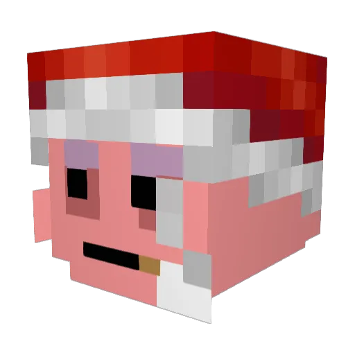 NOLIMIT123 Minecraft avatar head, 3D render