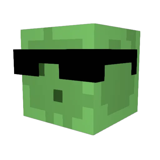 NOMI_31 Minecraft avatar head, 3D render