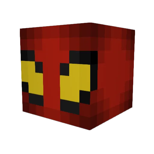 NONIMACE Minecraft avatar head, 3D render