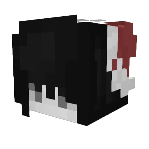 NONO9982LS Minecraft avatar head, 3D render