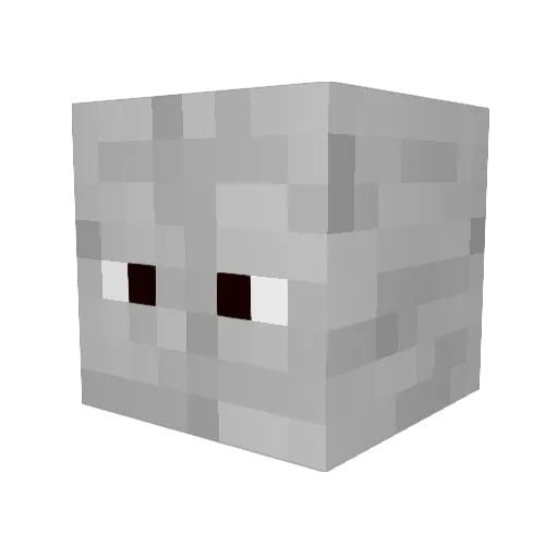 NONOR28 Minecraft avatar head, 3D render