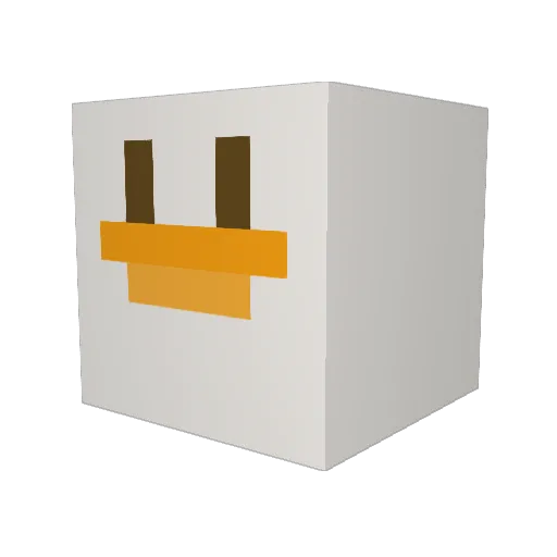 NOOBYNOOBNOOBY Minecraft avatar head, 3D render