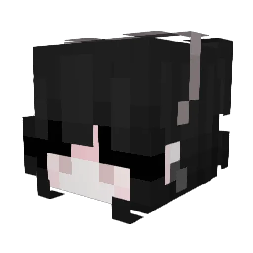 NORPERK Minecraft avatar head, 3D render