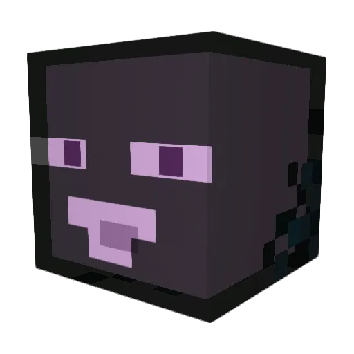 NORTBE Minecraft avatar head, 3D render