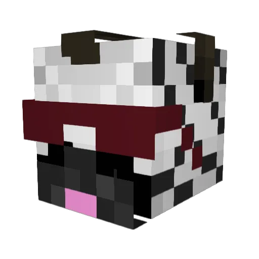 NORTHLANG Minecraft avatar head, 3D render