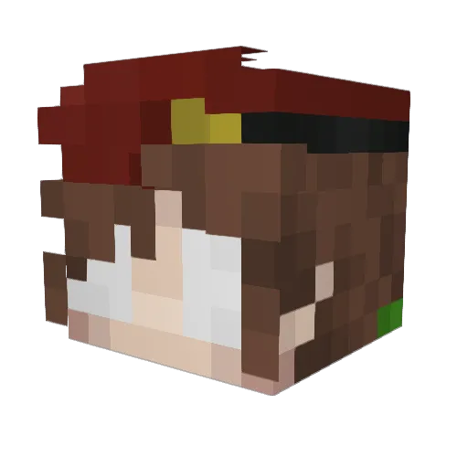 NOSOYUNARBOL Minecraft avatar head, 3D render