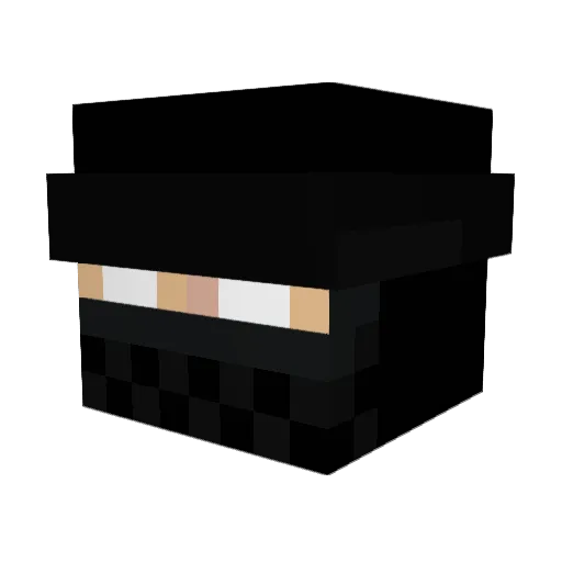 NOSYLO Minecraft avatar head, 3D render
