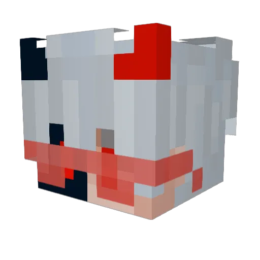 NOTDEMONYT Minecraft avatar head, 3D render
