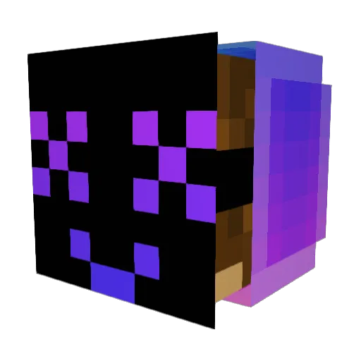 NOTEVMAC Minecraft avatar head, 3D render