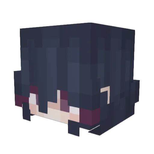 NOTGummyGamer Minecraft avatar head, 3D render