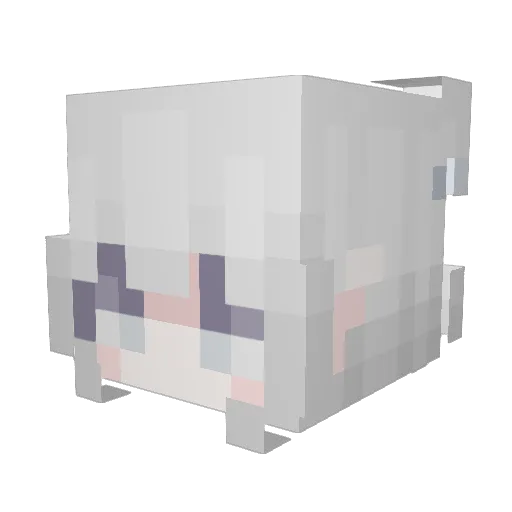 NOTHARLEE Minecraft avatar head, 3D render