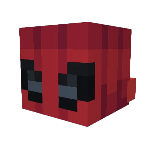 NOTJLM Minecraft avatar head, 3D render
