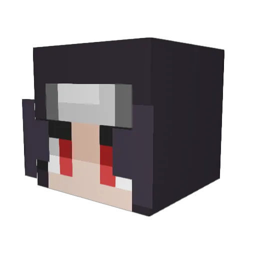 NOTMEKUS Minecraft avatar head, 3D render