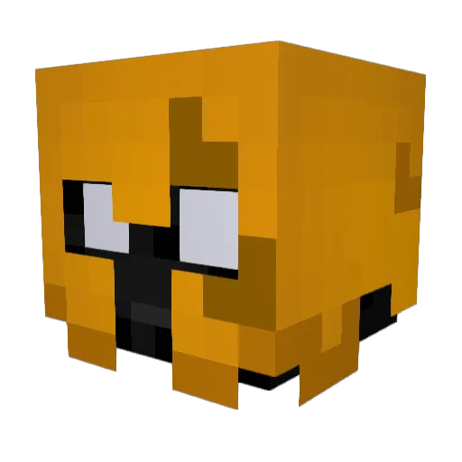 NOTPeanutButter5 Minecraft avatar head, 3D render