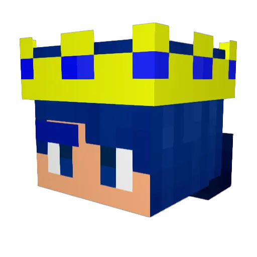 NOTWEMMBU1234 Minecraft avatar head, 3D render