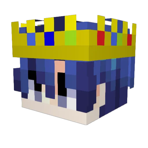 NOTYOURCARNAGE Minecraft avatar head, 3D render