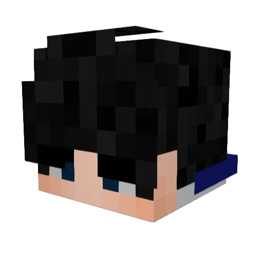 NOT_YAHYA Minecraft avatar head, 3D render