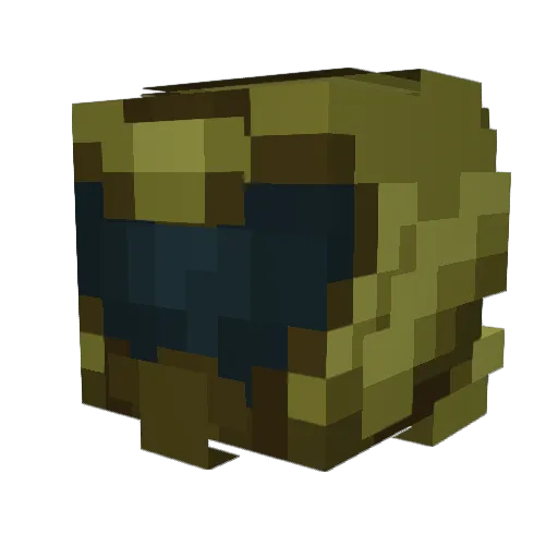NOTaBOT69_ Minecraft avatar head, 3D render