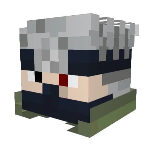 NOTmixam Minecraft avatar head, 3D render